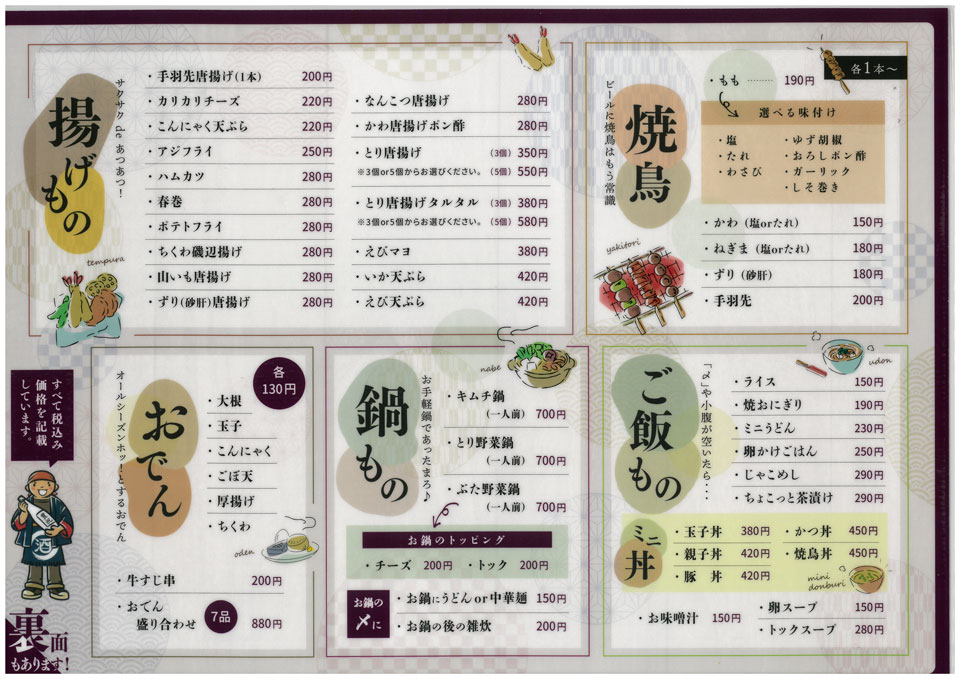 おしながき